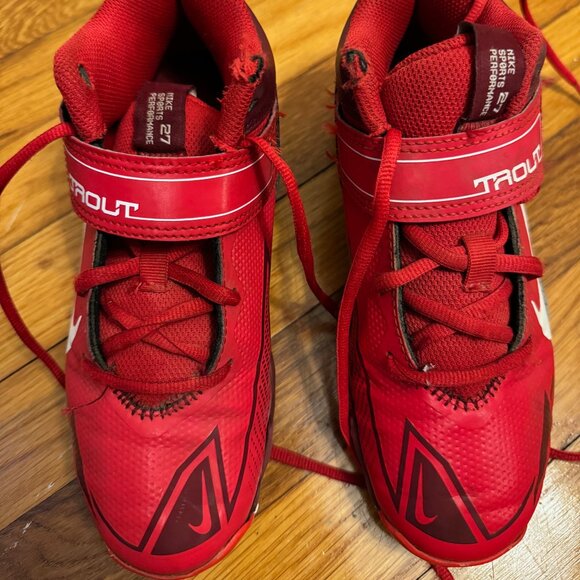 Nike Mike Trout Boys Baseball Cleats Size 3.5 - Picture 3 of 6